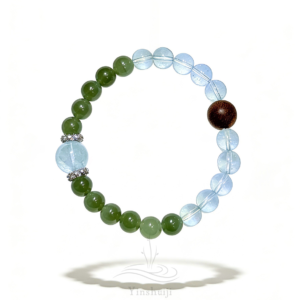 Elemental Resonance: The Verdant Jasper & Aquamarine Stream